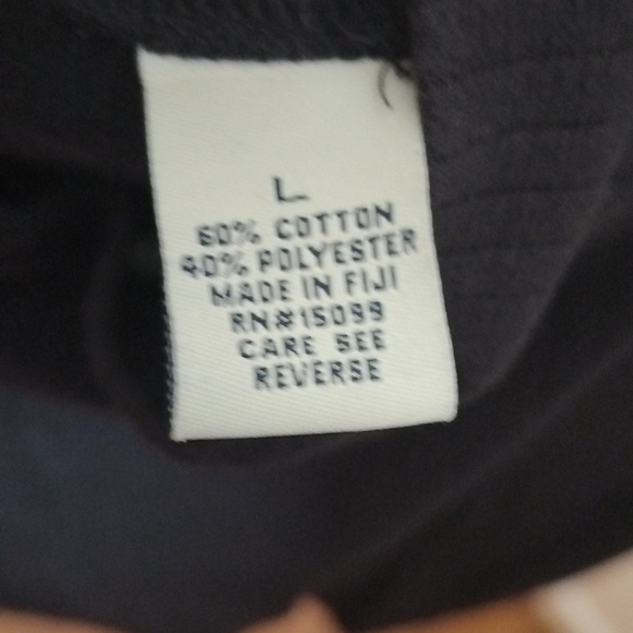 Women's Mock Turtle Neck Short Sleeve Black Top Size L - Picture 7 of 8